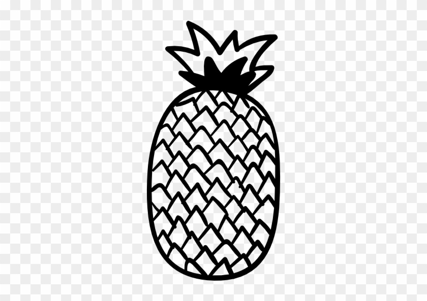 Pineapple Free Icon - Pineapple Vector Png #1072012