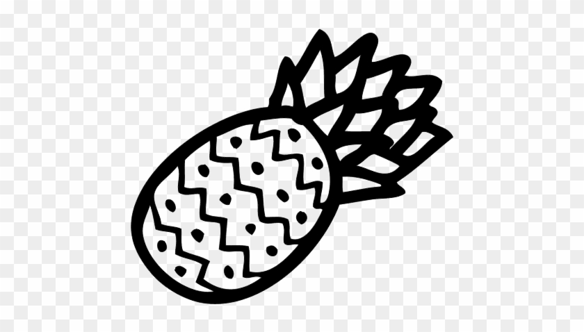 Cute Pineapple Free Coloring Pages #1072015
