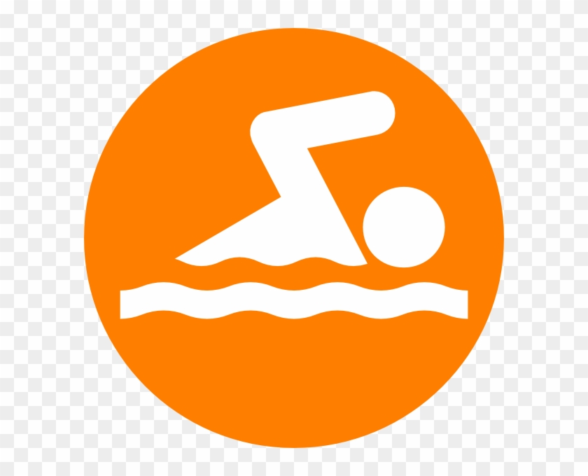 Stick Man Clip Art At Clker - Nadar Simbolo #1072034