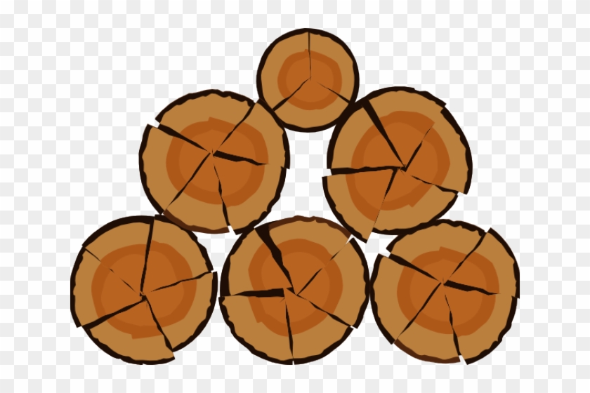 Wood Pile Cliparts - Woodpile Clip Art #1072089
