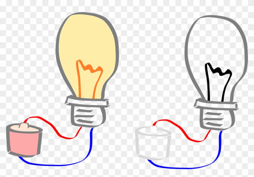 Lights Clipart Electric Bulb - Turn On The Light Clipart #1072090