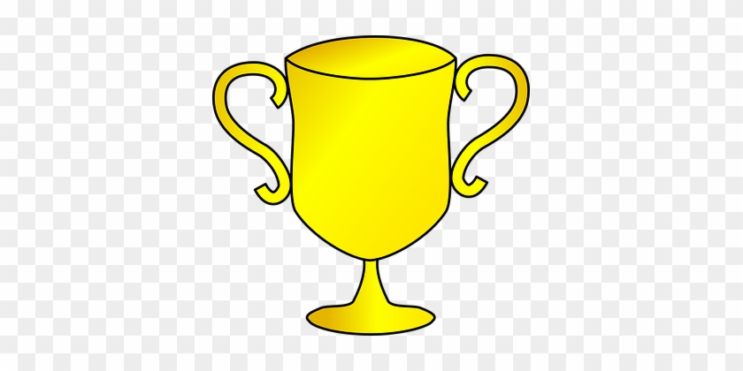 Trophy Winner Award Gold Cup Prize Competi - Cup Trophy Clipart #1072108