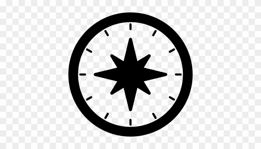 Windrose Compass Vector - Clock 15 Minutes Png #1072267
