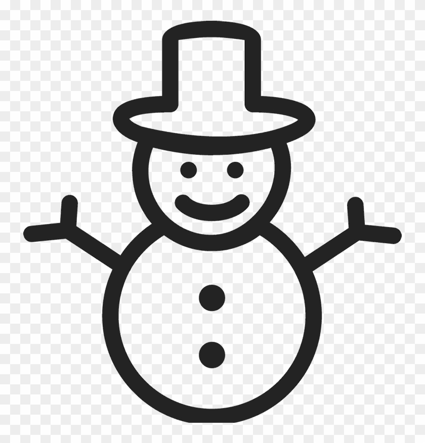 Snowman Rubber Stamp - Icon #1072399