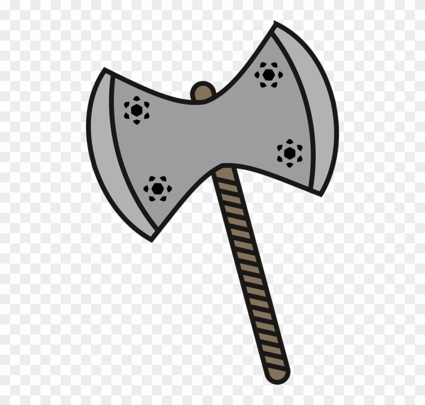 Ax,handle,hack,no Background,viking,melee Weapons,weapon, - Cartoon Axe With No Background #1072404