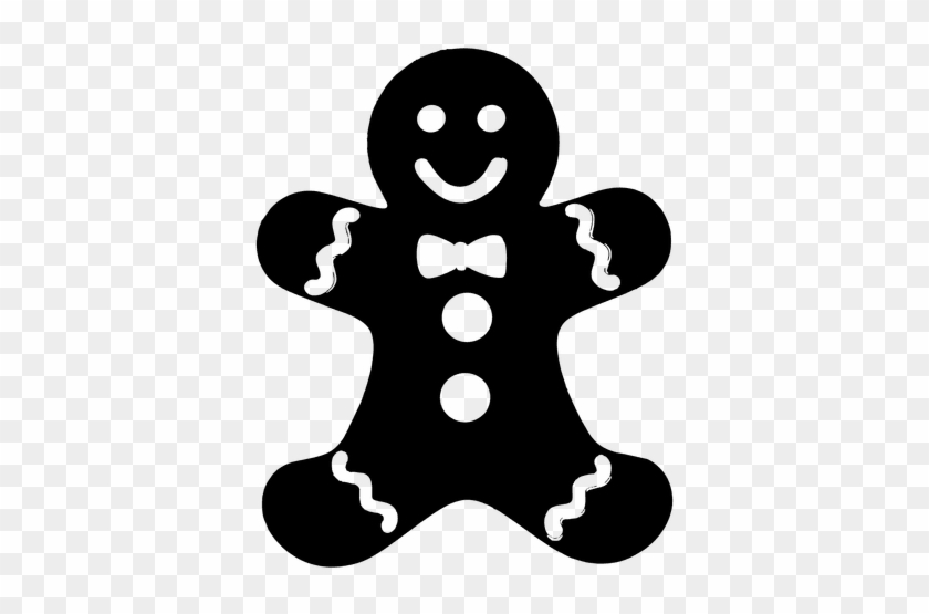 Snowman Doll Icon - Gingerbread Man Monogram Svg #1072412