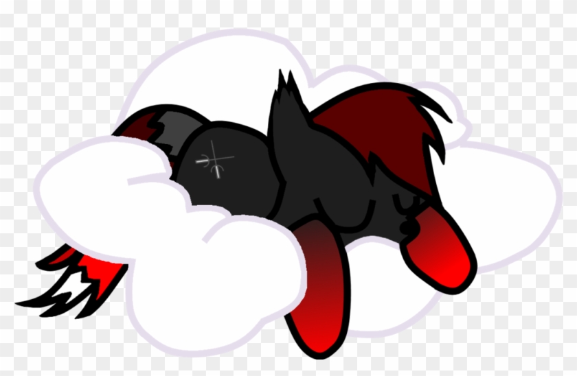 Red Wolf Sleeping On A Cloud By Bigredwolfy - Red Wolf Sleeping On A Cloud By Bigredwolfy #1072420