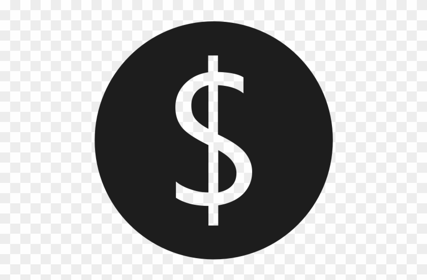Math & Business - Black Dollar Sign Icon #1072481