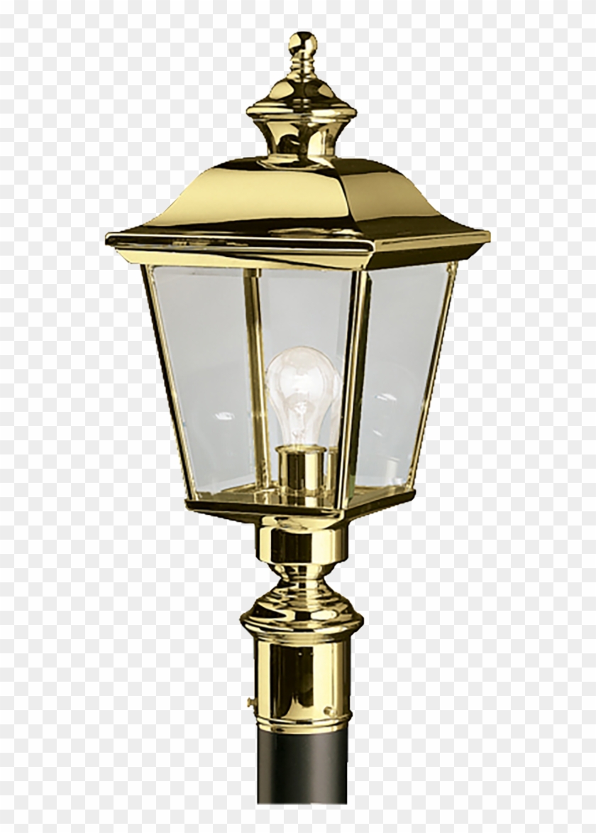 Good Loading Zoom With Lamp Post Light Png - Polished Brass Post Lantern #1072484