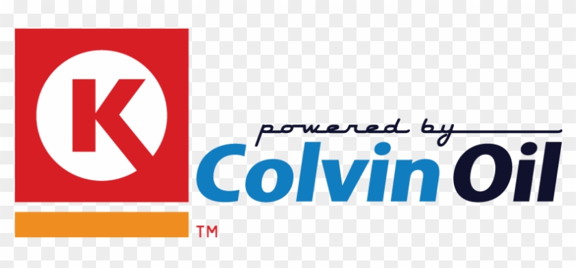 Circle K Powered By Colvin Oil Logo 2017 Horz Colvin - Circle K #1072520