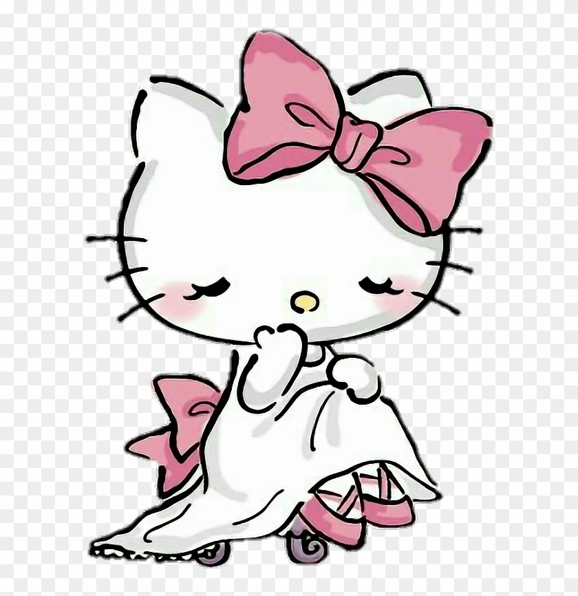Hello Kitty In A Dress By Rosemoji - Hello Kitty Triste #1072586