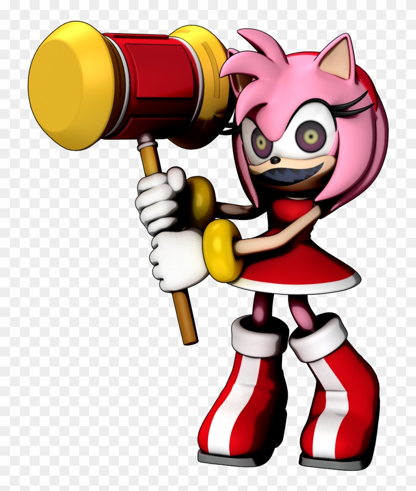 Amy Rose X By Elesis-knight - Amy Rose Official Art - Free Transparent PNG  Clipart Images Download