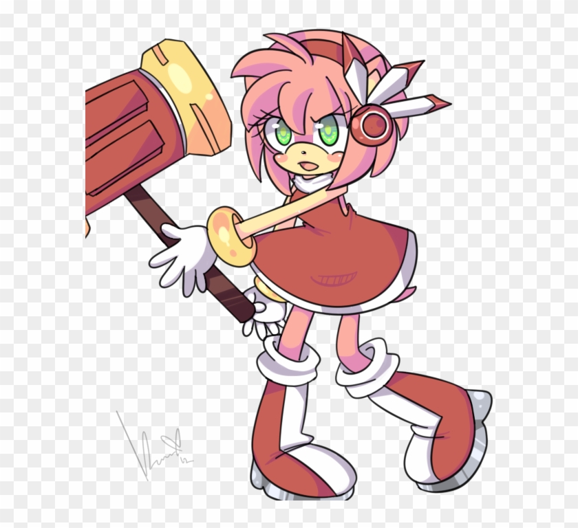 Amy Rose Sonic Adventure Fan Art Princess Sally Acorn - Amy Rose #1072634