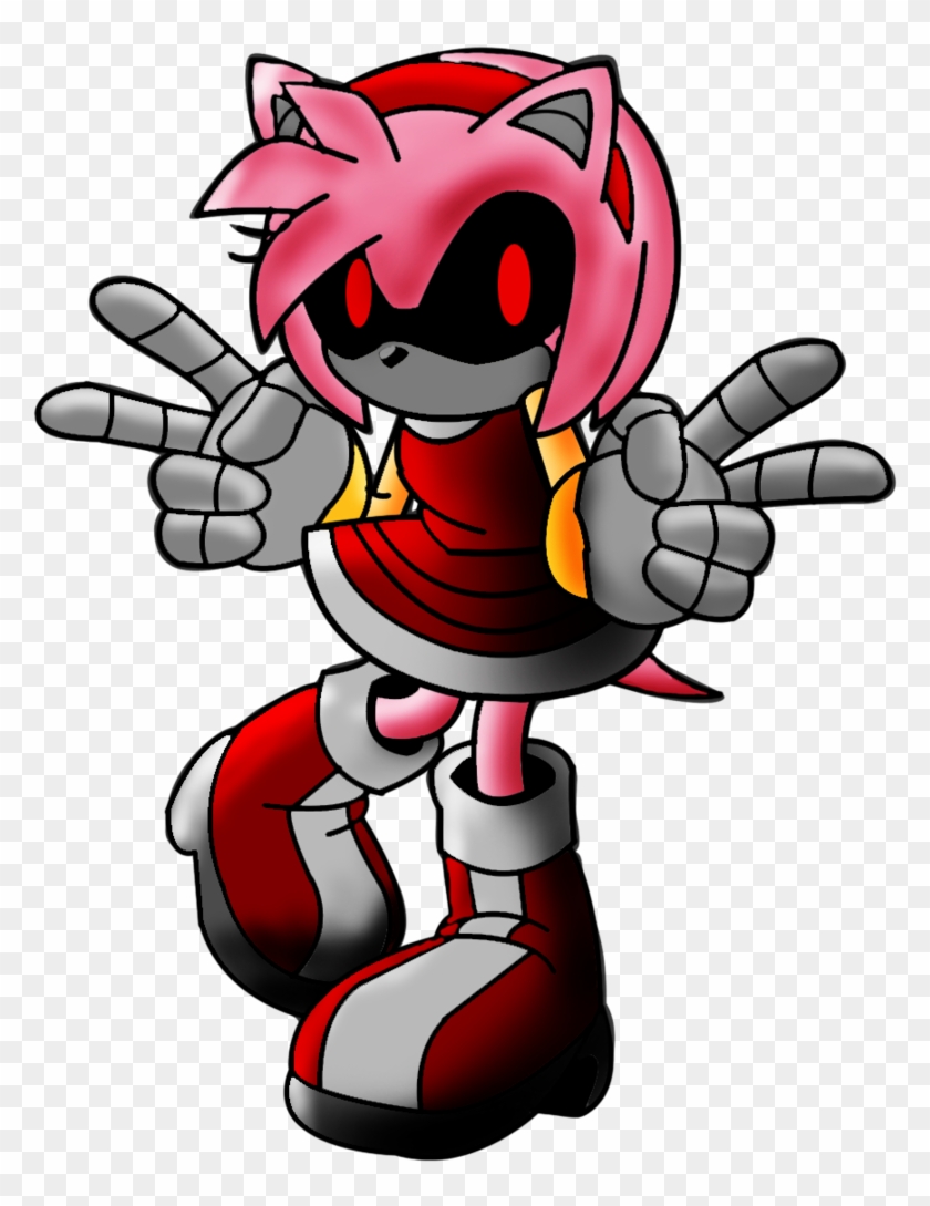 Mecha Amy Rose By Lugia61617 - Amy Rose Roboticized #1072657