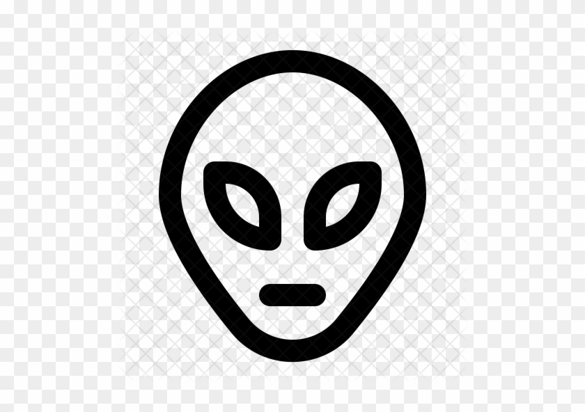 Alien Icon - Ufo Head Svg #1072685