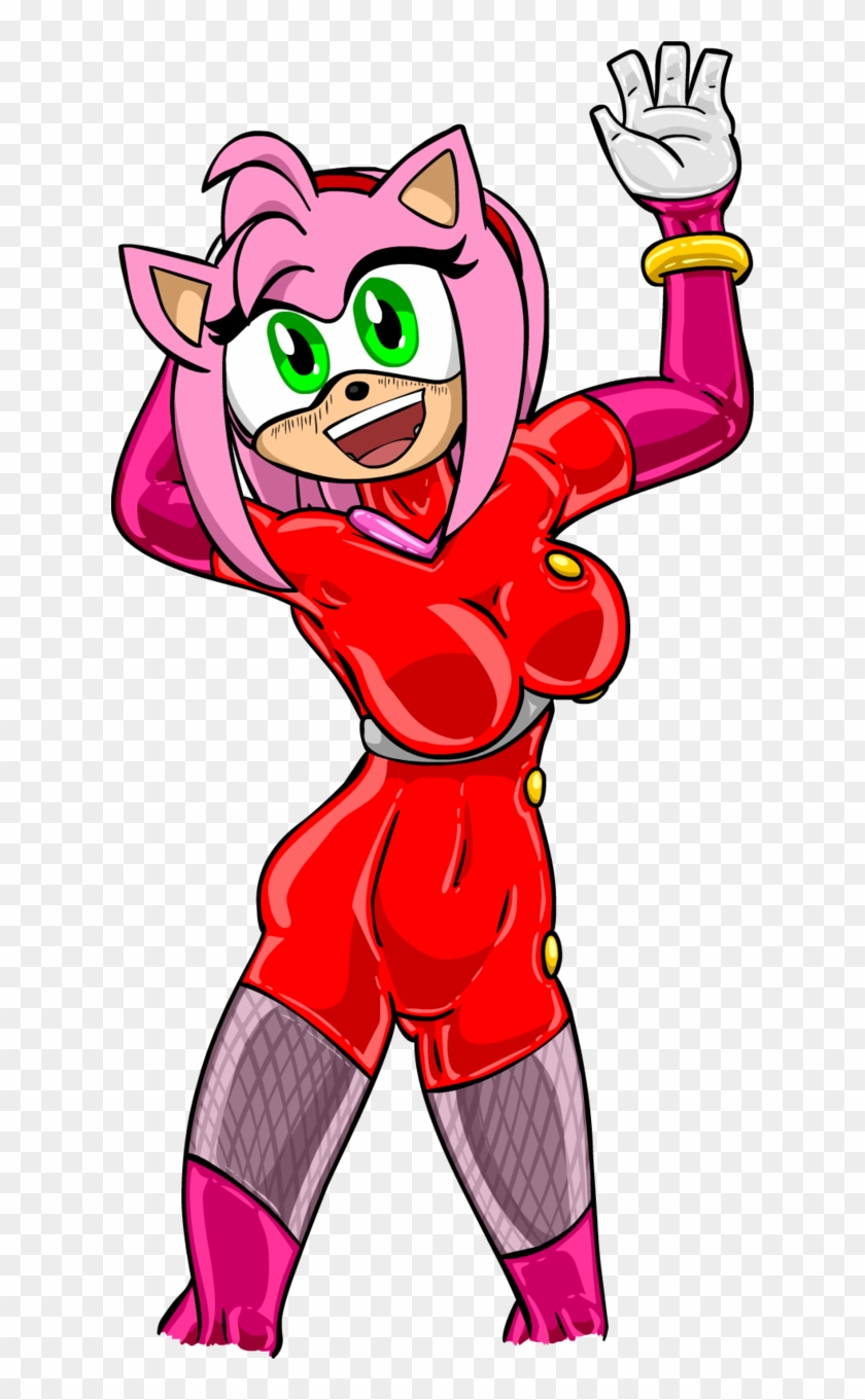 Amy Rose's Tight Outfit By Shennanigma - Amy Rose Latex #1072725