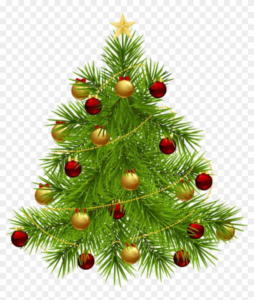 Christmas Tree Clipart Transparent - Ornaments Christmas Png #1072762