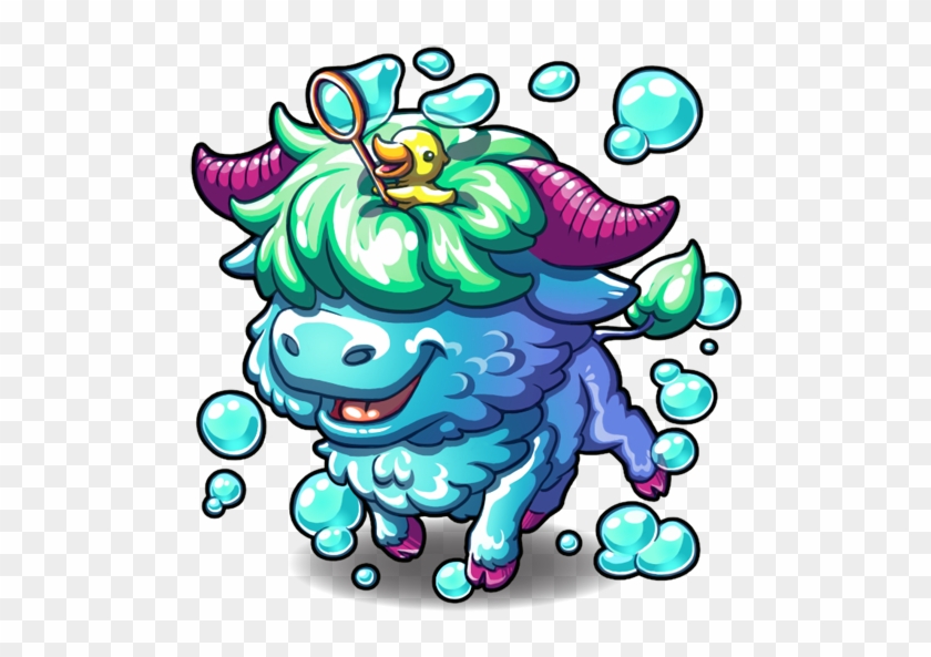 444 Water Bison B - Cartoon #1072787