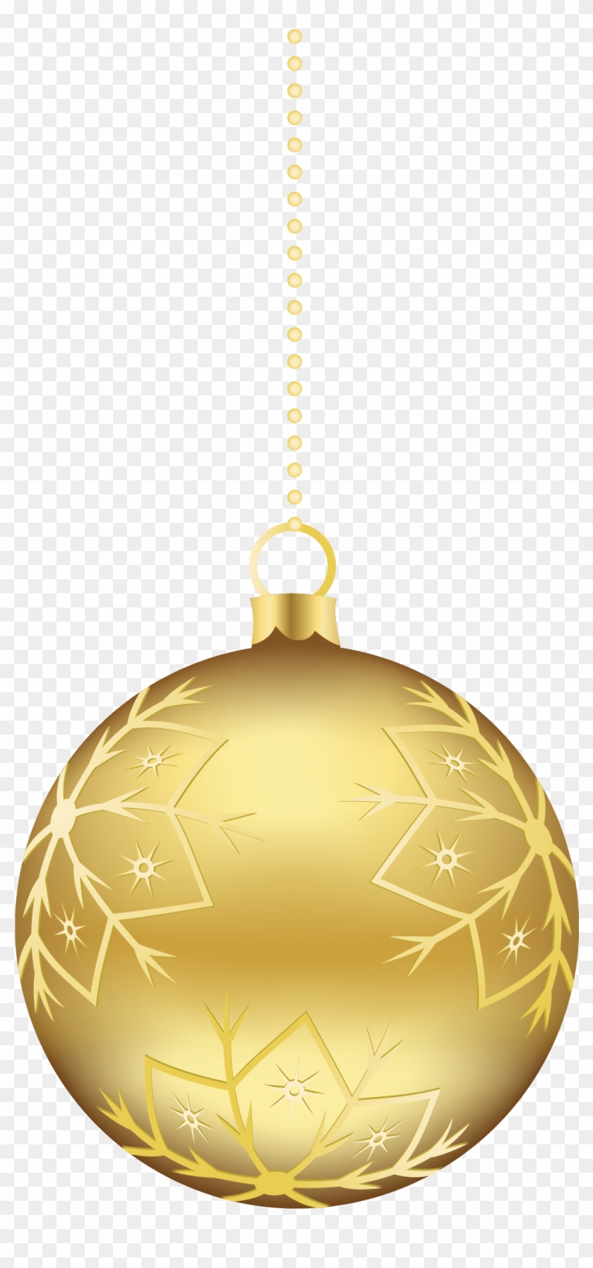 Gold Christmas Decorations Home Decorating Ideas - Gold Christmas Ornament Png #1072804