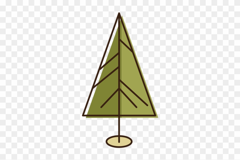 Christmas Tree Triangle Cartoon Icon - Tree Triangles #1072854