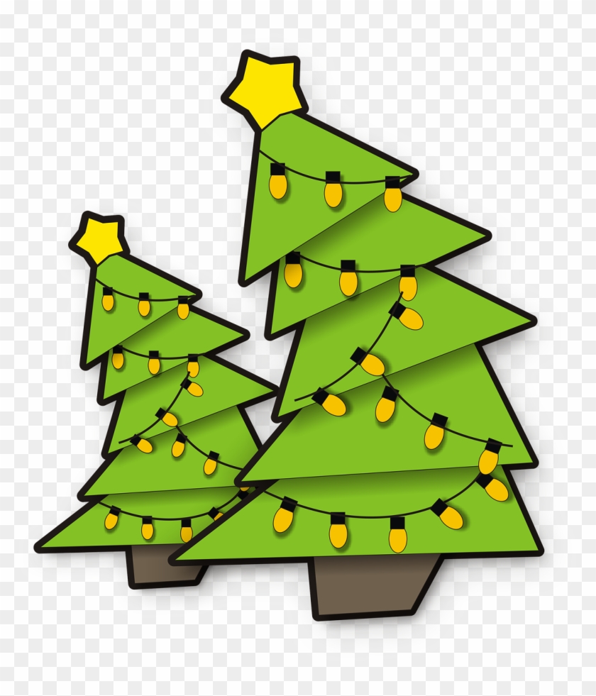 Pine Tree Lights Christmas Tree Png Image - Christmas Day #1072882