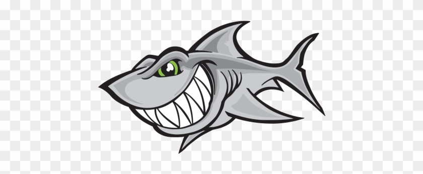Printed Vinyl Cartoon Shark Smile Stickers Factory - Vinyl Stickers Decals Funny Shark Car Motorcycle Garage #1072912
