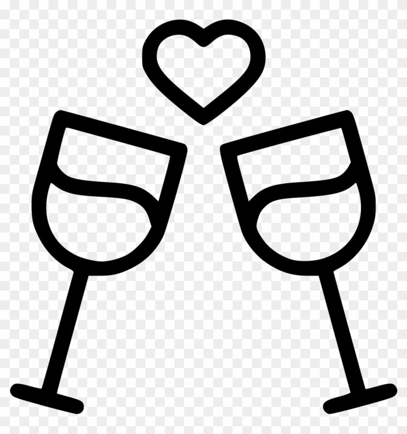 Romantic Valentine Wine Alchohol Date Dinner Comments - Symbol Sektampfang #1073132
