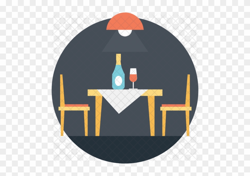 Candlelight Dinner Icon - Dating #1073138