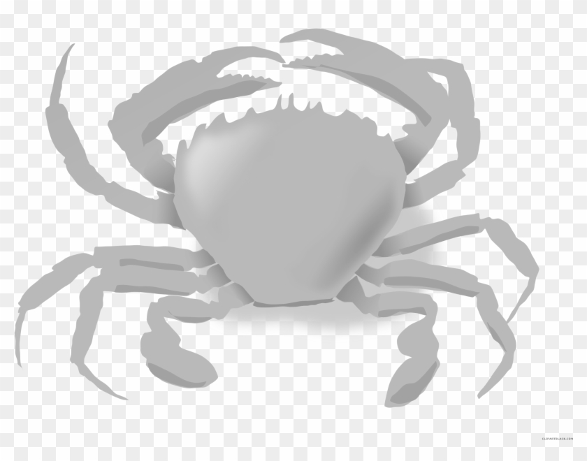 Crab Animal Free Black White Clipart Images Clipartblack - Blue Crab Clip Art #1073210