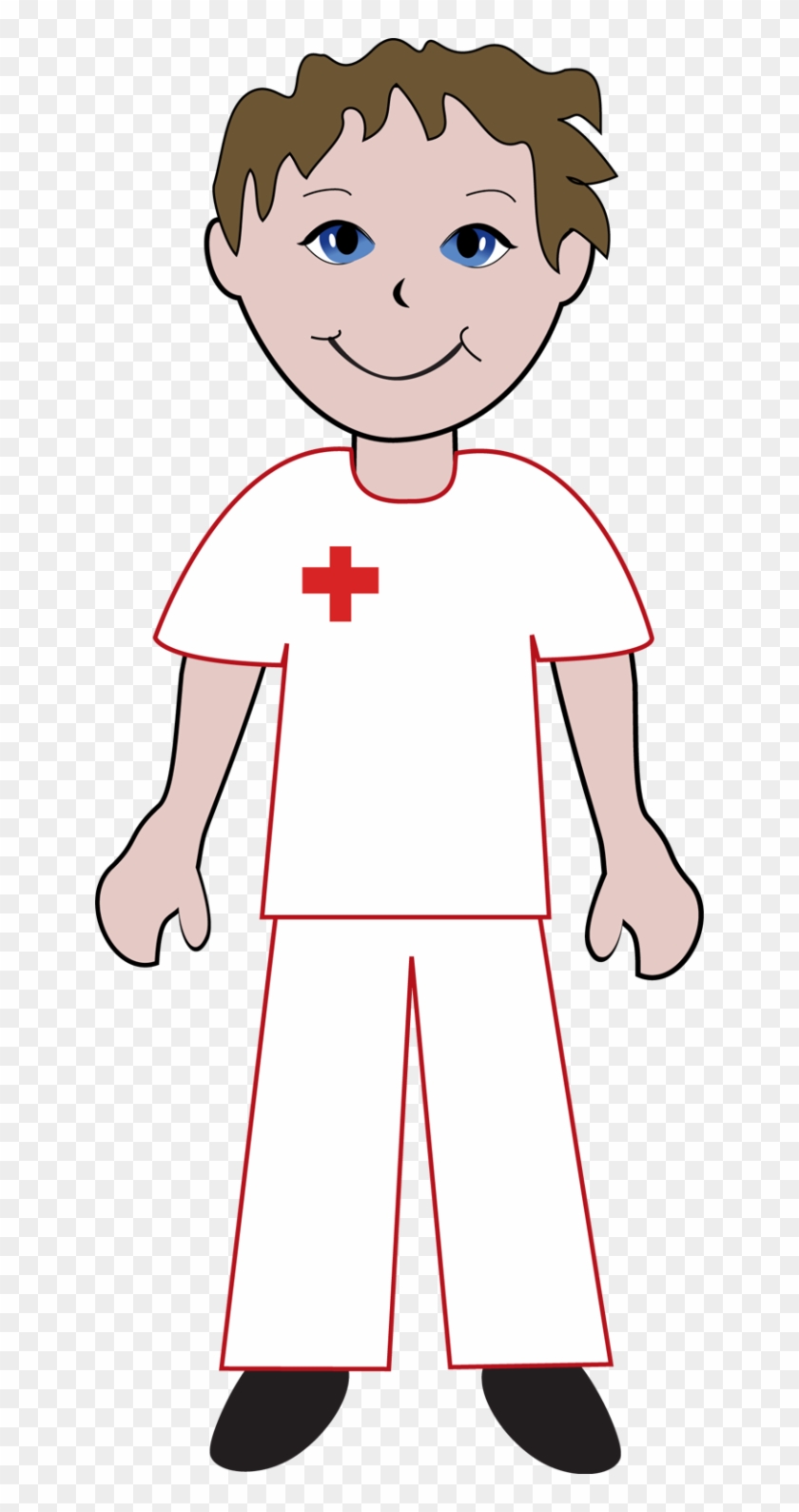 Free Clip Art School Nurse Clipart Image - Nurse Man Clip Art #1073232