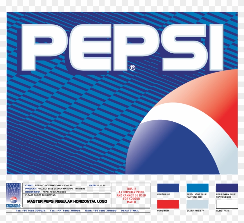 Diet Pepsi - Pantone Pepsi #1073255