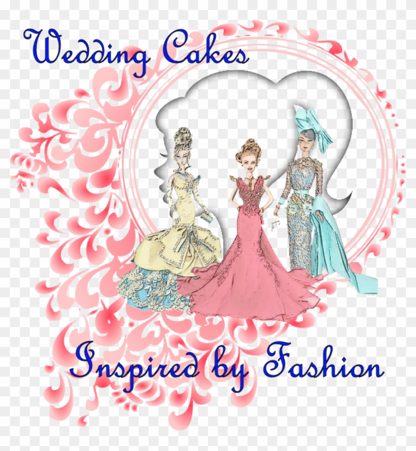 Wedding Dress Barbie Collab - Round Border Design Png #1073338