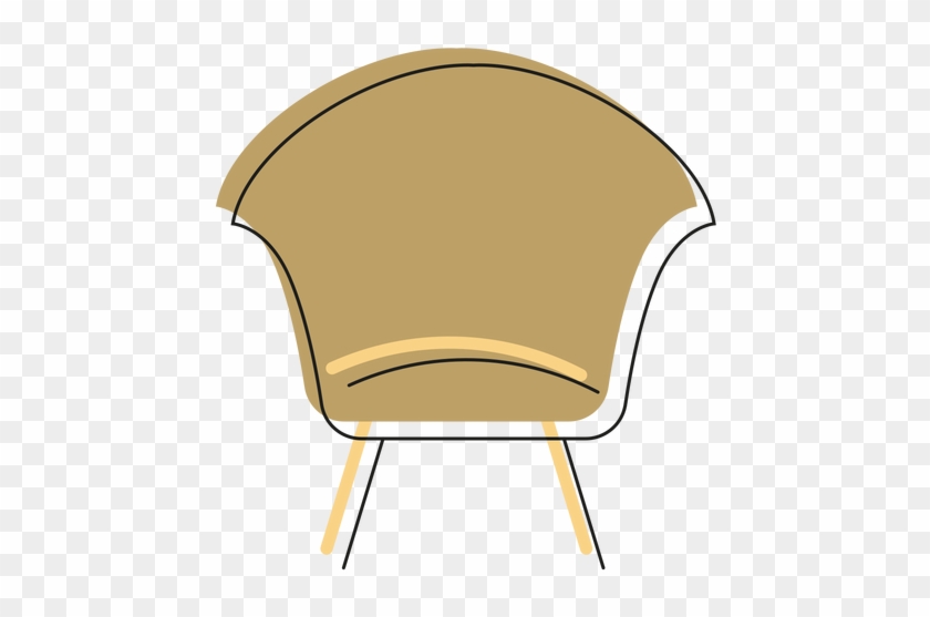 Icono Moderno De La Silla Lateral Transparent Png - Chair #1073411