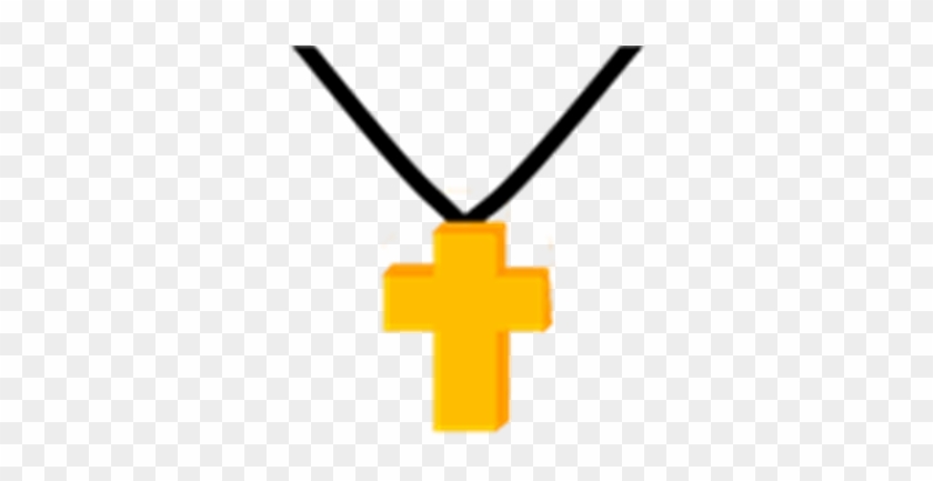 Gold Cross Necklace - Cross #1073609