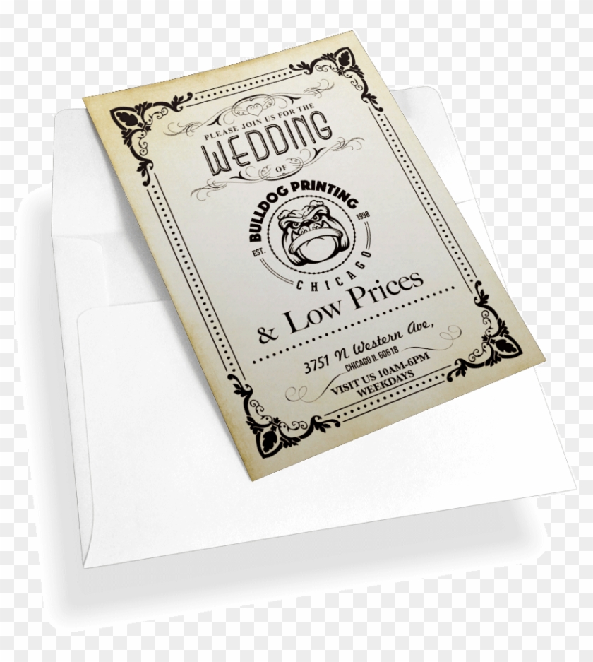 Invitations And Stationery Chicago Wedding Invitation - Wallet #1073629