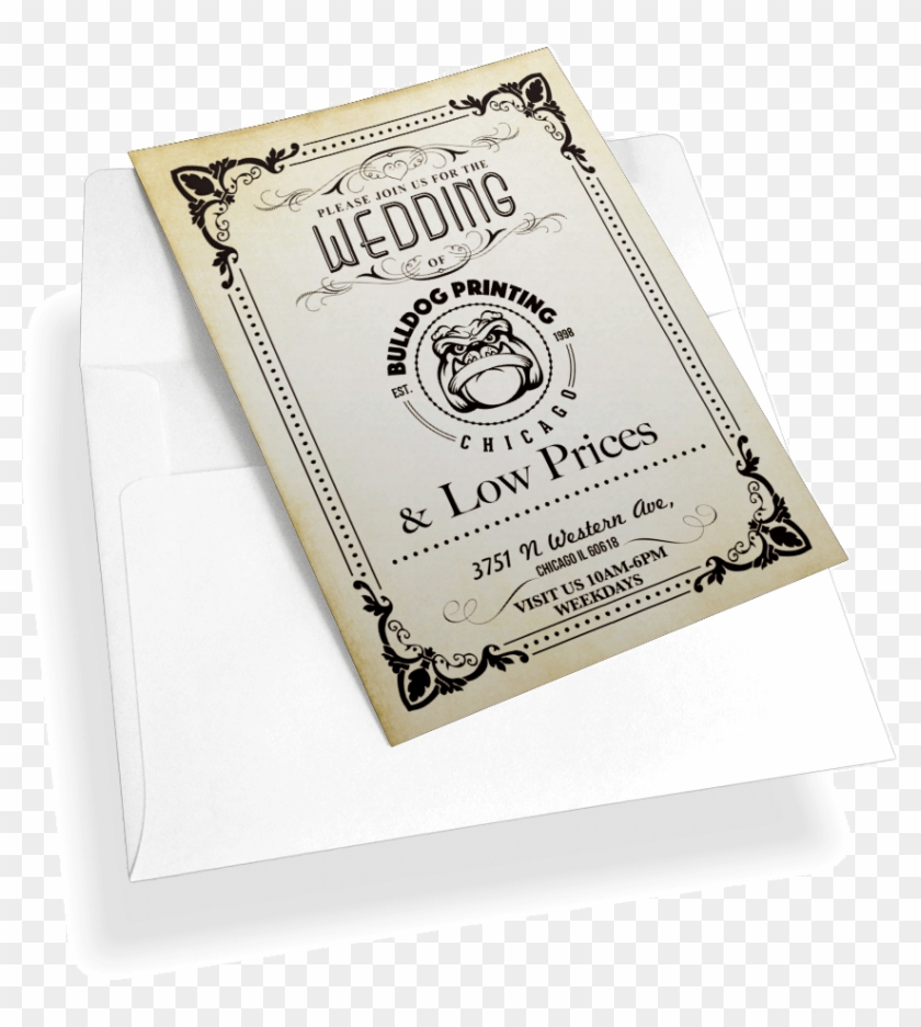 Invitations And Stationery Chicago Wedding Invitation - Wallet #1073629