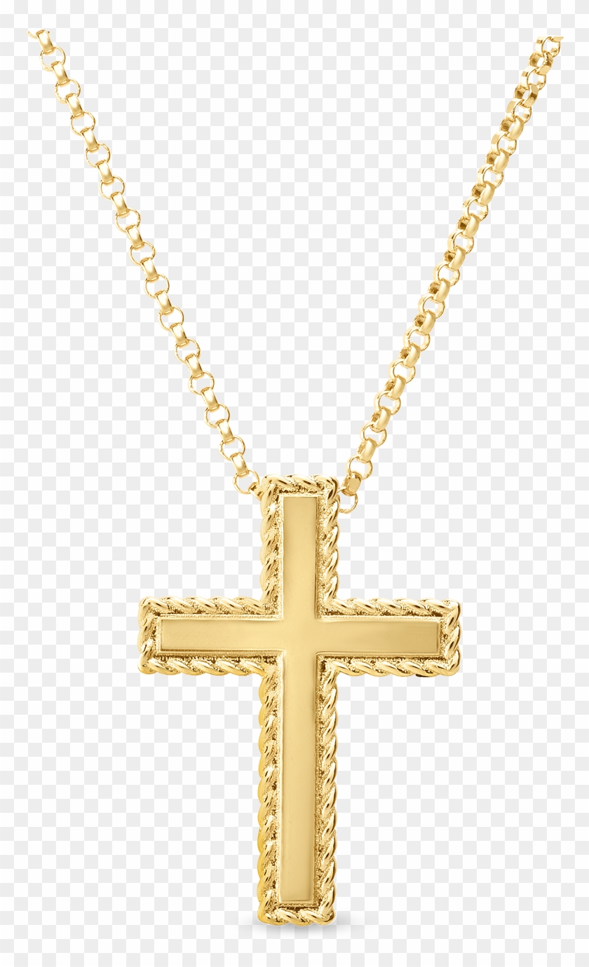 Gold Cross Necklace - Cross Necklace #1073659