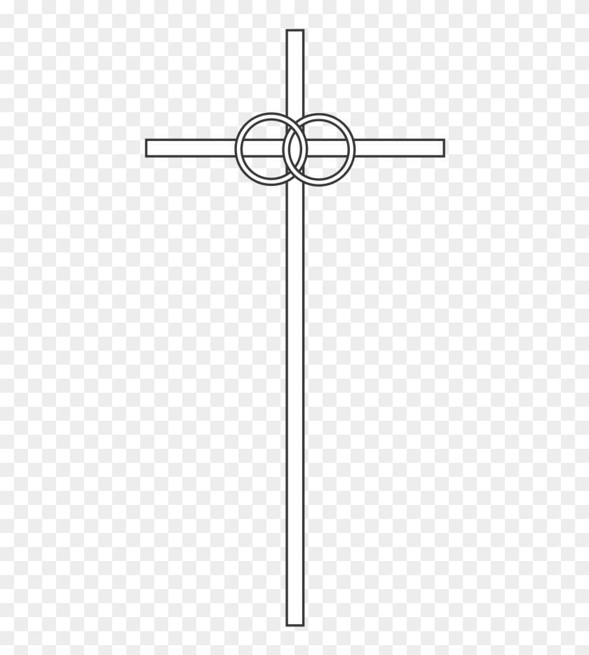 Wedding Cross Medium 600pixel Clipart, Vector Clip - Wedding Cross Clip Art #1073742
