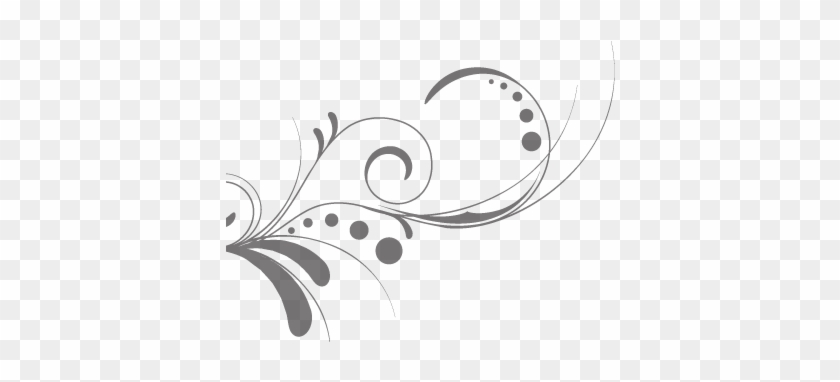 Swirl Clipart Graphics Wedding - White Vector Swirl Png #1073747