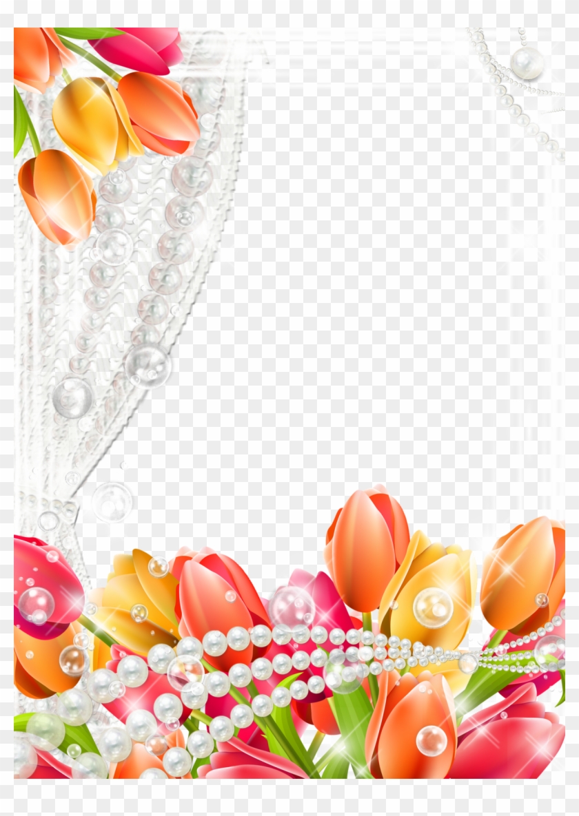 Frame Png - Marcos Psd Flores #1073778