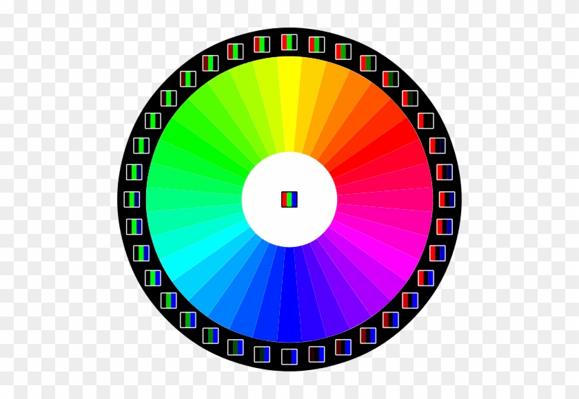 500px-rgb Color Wheel - 32 Bit Color Wheel #1073824