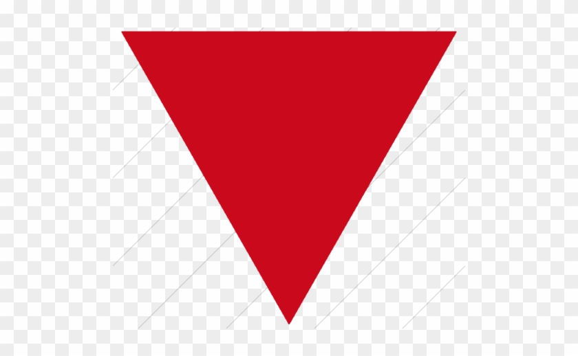 Red Triangle Shape Clipart #1073921