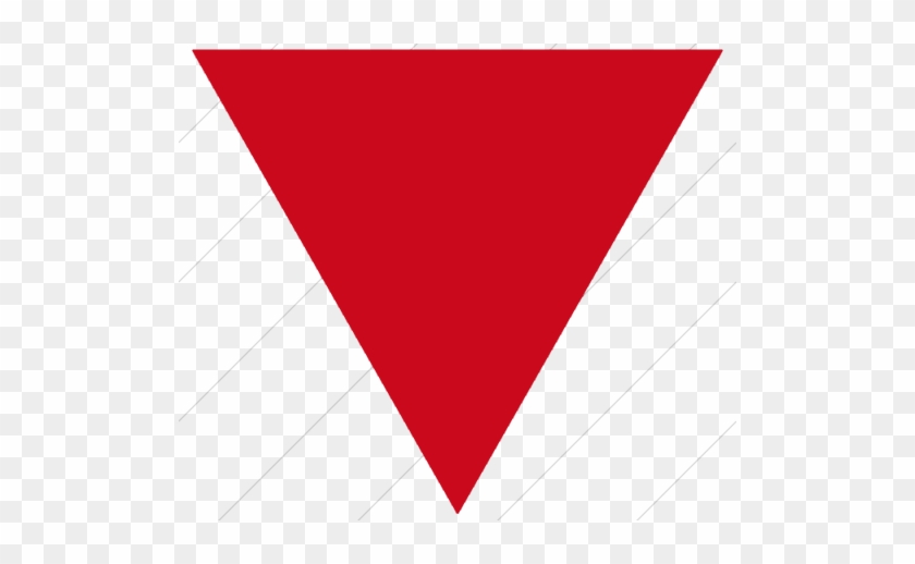 Red Triangle Shape Clipart #1073921