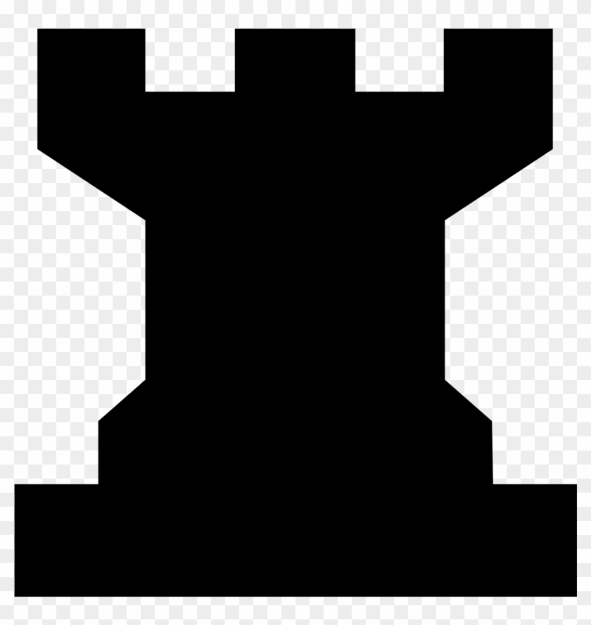 Chess Piece Silhouette - Rooks Icon #1073925