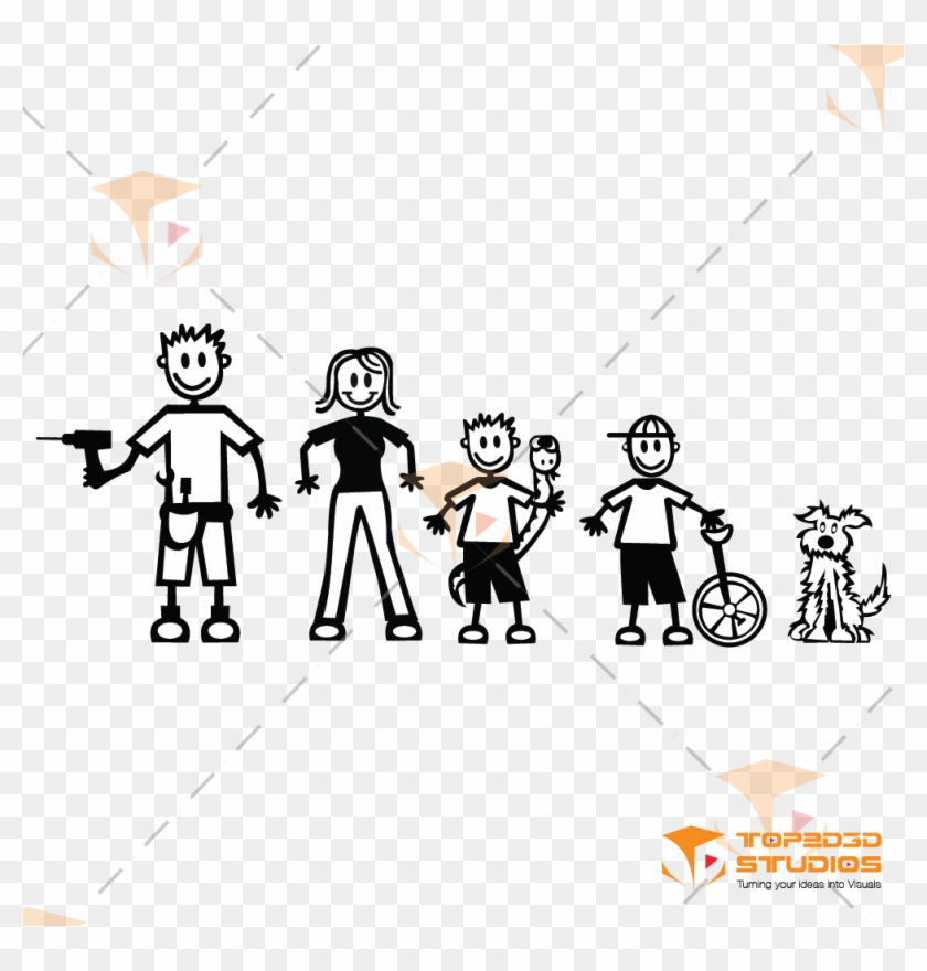 Wedding Stick Figure Couple Free Vector - My Stick Figure Family #1073989