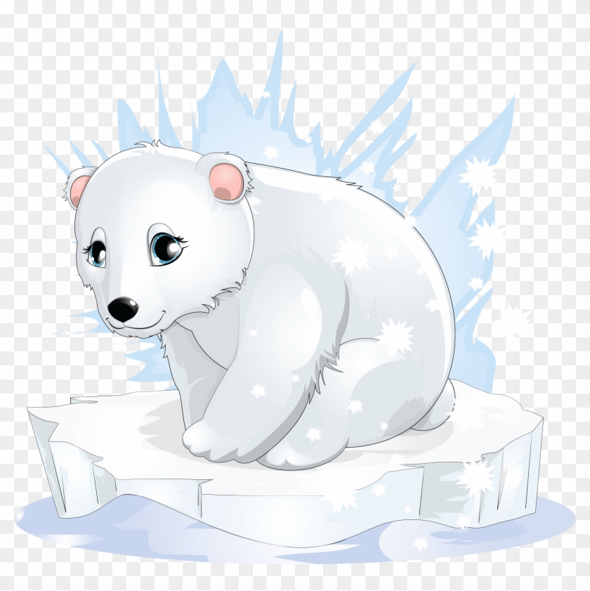 Transparent Polar Bear Clipart - Polar Bear Clipart Transparent Background #1074030