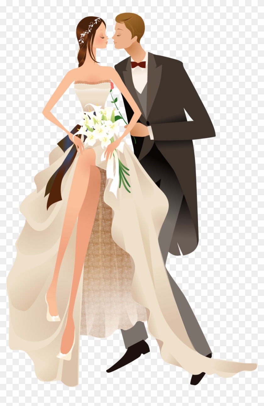 Wedding Invitation Bride Clip Art - Free Wedding Vectors Ai #1074077