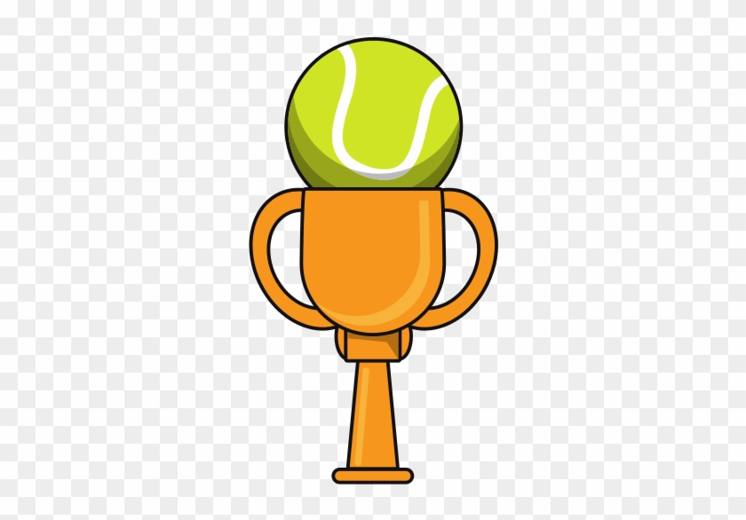 Tennis Trophy - Drawings Of A Basketball Trophy #1074093