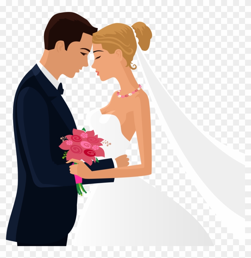 Love Birds Kissing Clipart Wedding Couple