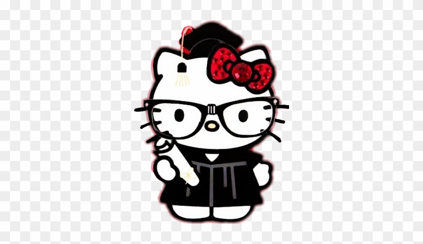 Report Abuse - Hello Kitty Graduation Clip Art #1074138